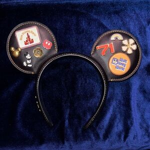 Coach x Walt Disney World Black Leather Mickey Ears